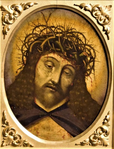 &quot;Ecce Homo&quot; Flemish-Spanish Master, oil on copper 16th century - Paintings & Drawings Style Renaissance